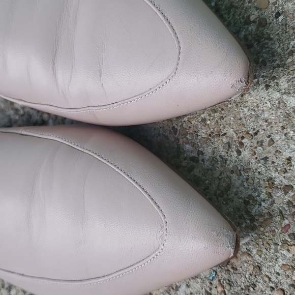 Halogen Blush Pink Pointed Toe Short Heel Flats 9.5 - Picture 9 of 9